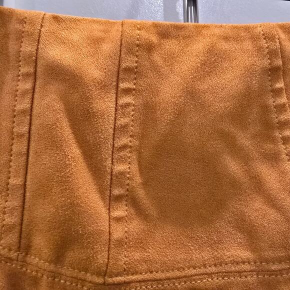 Maeve by Anthropologie Faux Suede High Low Skirt - Picture 8 of 12